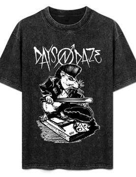 Days N Daze Rat Trap T-Shirt vintage new edition summer tops heavyweight t shirts for men - Aliexpress - FashionsVida