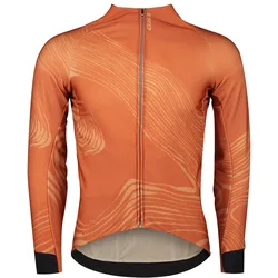 Maglia A Maniche Lunghe Gregarius Hybrid Dolomites Rust Red