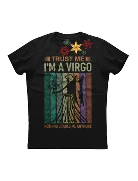 I'm A Virgo Nothing Scares Me. Retro Zodiac Birthday Gift T-Shirt. Summer Cotton O-Neck Short Sleeve Mens T Shirt New S-3XL - Aliexpress - FashionsVida