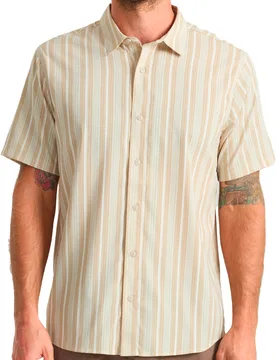 Chemise légère et extensible - Bless Up Beige en Nylon - Taille M - Roark - FashionsVida