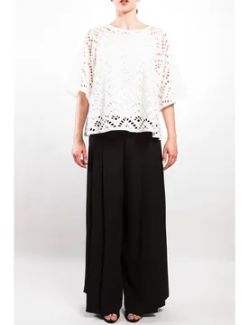 Pantalone Donna DP7604-NERO - OTTOD AME - FashionsVida