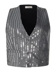 Chaleco sartorial Mujer Gris XS Mujer