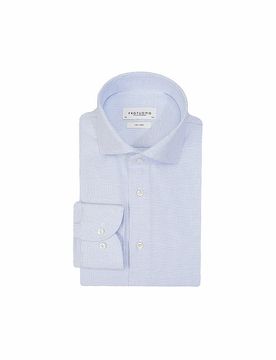 Camisa de vestir Slim Fit azul claro 44