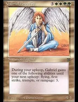 Gabriel Angelfire Legends - Magic: The Gathering - FashionsVida