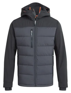 Mens Castleford Hybrid Jacket (Black) - Size Small - Craghoppers - FashionsVida