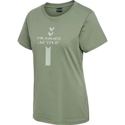 Active Graphic CO Damen T-Shirt, grün S