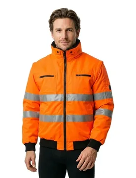 Veste De Pilote Safe Arctic 00535 Hi-Vis Orange L - MASCOT - FashionsVida