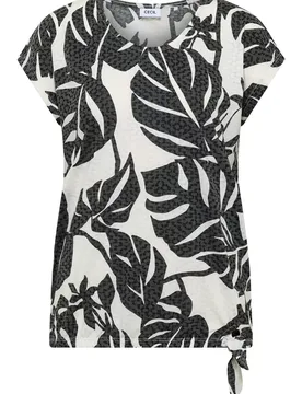 TOS AOP Burn Out Shirt female - S - FashionsVida