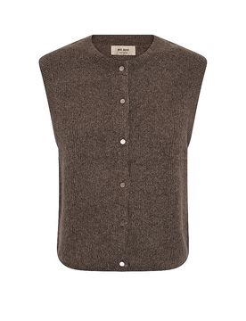 Strickgilet MMALMINETHORA beige L damen