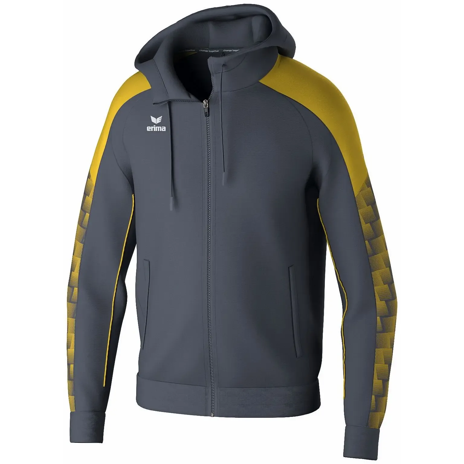 Kinder Trainingsjacke mit Kapuze Evo Star - Gris - unisex - Size: 12 ans - Erima - FashionsVida