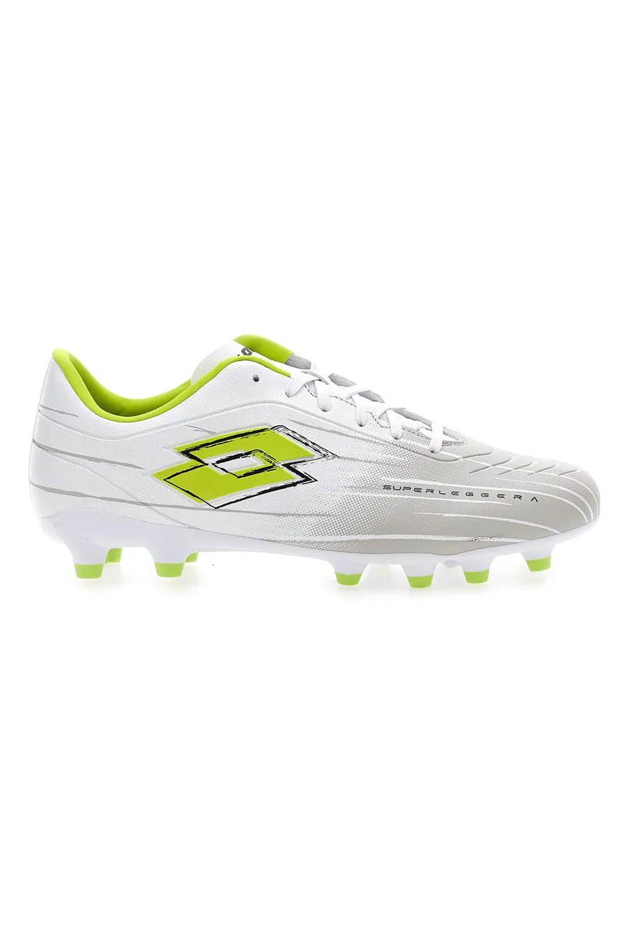 Scarpe da calcio bianche lime tacchetti SOLISTA 700 IX 42 - Lotto - FashionsVida