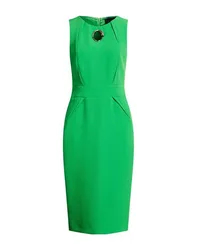 Midi-Kleid Damen Limettengrün 36 Damen