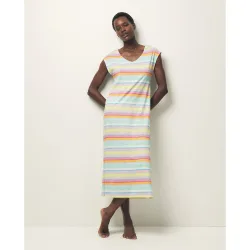 Sfera - Vestido largo rayas