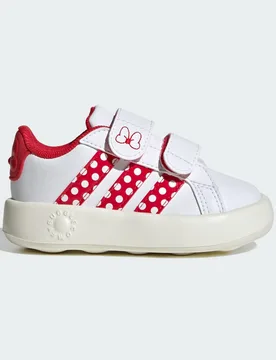 SCARPE DISNEY MINNI MOUSE GRAND COURT INFANT 25 Cloud White / Pure Ruby / Off White - Adidas - FashionsVida