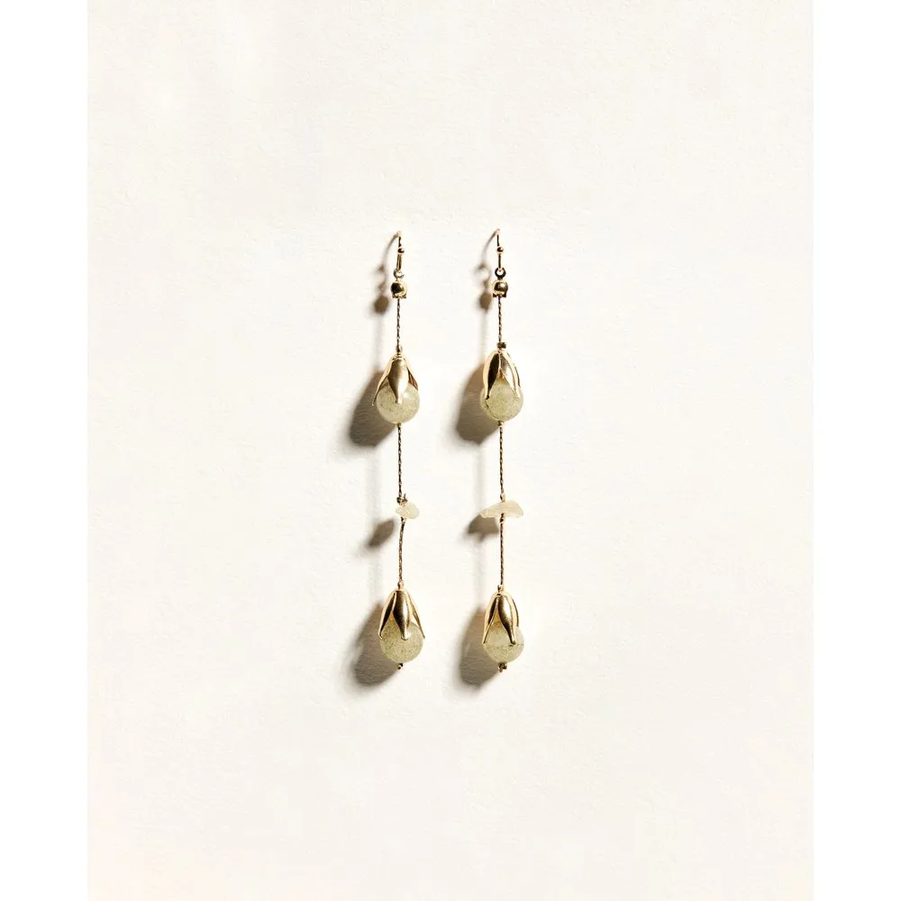 Pendientes redondos de mujer - Southern Cotton - FashionsVida