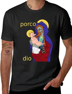 Porco Dio 2 T-Shirt graphic t shirts korean fashion plus size clothes mens t shirt graphic - Aliexpress - FashionsVida