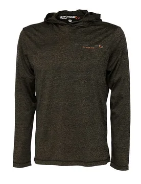 Fighter Stretch Uv Long Sleeve T-shirt Olive Melange S Men - Savage Gear - FashionsVida