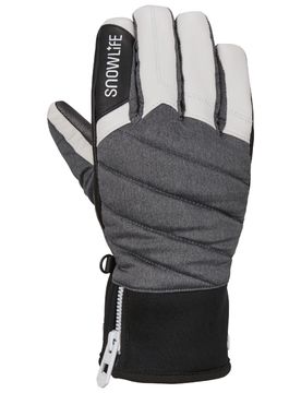 Handschuhe aus PrimaLoft® Gold Unity DT Glove Grey/White/Black für Herren aus Leder Größe M Grau