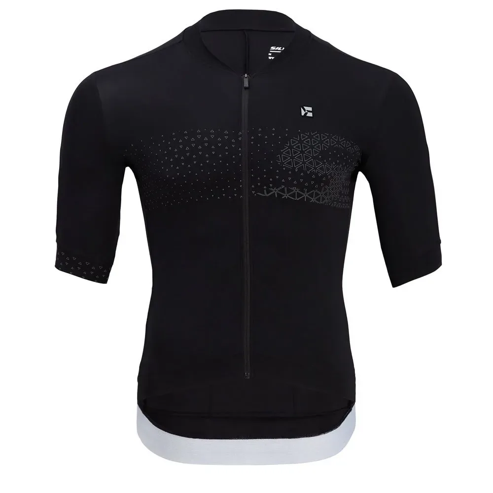 Maglia A Maniche Corte Ansino Black / White - SILVINI - FashionsVida