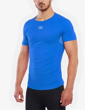 T-shirt à Manches Courtes Eleven Royal Blue S