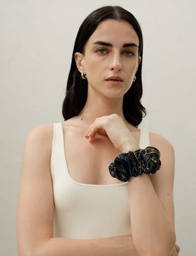 Scrunchie Seta | Elegante & Delicato sui Capelli | Astrologico | Taglia Unica