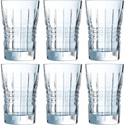 D'Arques - Juego de 6 vasos altos Rendez-vous d'Arques