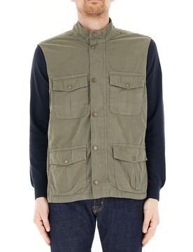 Gilet in cotone VERDE OLIVA M