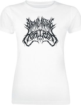 T-Shirt - Black Logo - S bis XXL - für Damen - Größe XXL - weiß - Lizenziertes Merchandise! - Frauen - female