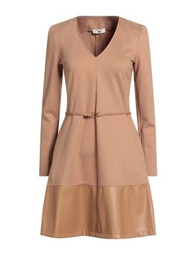 Minivestido Mujer Camel L,S Mujer