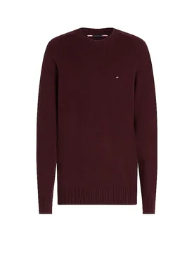 Pullover rojo oscuro M - Tommy hilfiger - FashionsVida