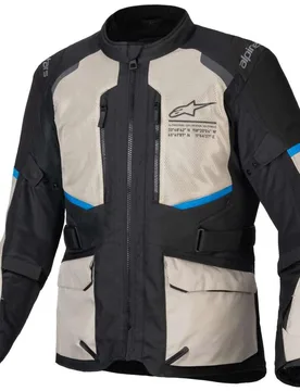 Giubbotto Moto ANDES AIR DRYSTAR Nero Grigio Bri taglia 3X - Alpinestars - FashionsVida
