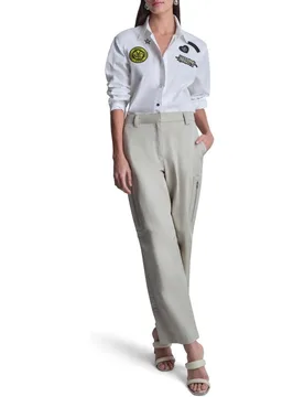 Pantalón cargo con cremallera - DKNY - FashionsVida