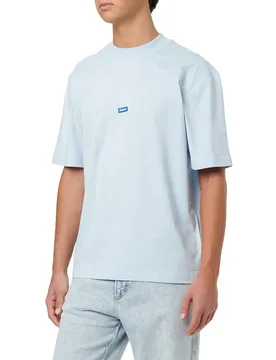 Hugo T-shirt à Manches Courtes Nieros 01 Blue Open Blue 2XL