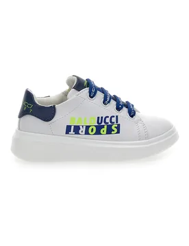 Sneakers casual 3223 Bianche con dettagli blu 28 - Balducci - FashionsVida