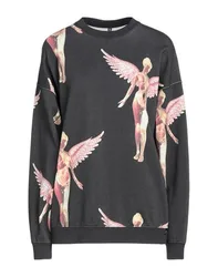Sweatshirt Damen Braungrau M Damen