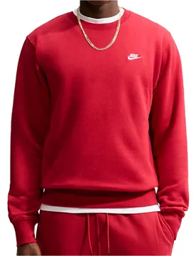 M nk club bb gfx crew sudadera hombre Rojo (M) - Nike - FashionsVida