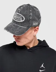 Distressed Dad Cap - Damen, Grau - female - Size: One Size