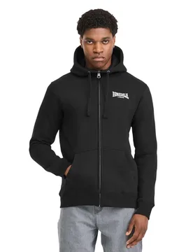 Sweat-shirt à Zip Burrard Black / White M - Lonsdale - FashionsVida