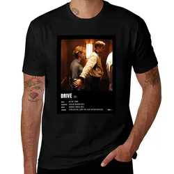 Drive movie minimalist poster T-Shirt Daily Wear Plain Short Sleeve Shirt