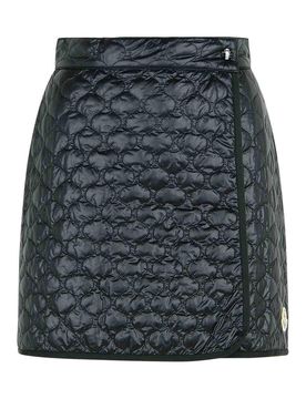 Moncler Gonna di poliammide nera