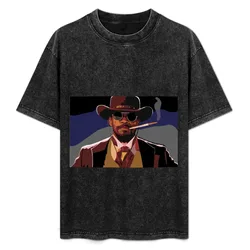 Django Illustration T-Shirt Summer Casual Loose T-Shirt