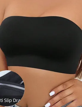 Conjunto de sujetador sin tirantes para mujer para el verano, incluye sujetador sin tirantes, camiseta interior y top camiseta - Shein - FashionsVida