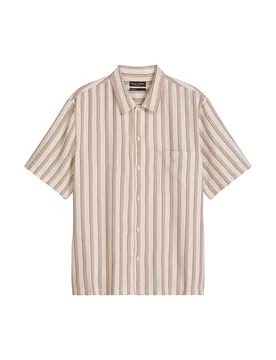 XL Woven Shirts Shortsleeve male - 4XL - FashionsVida