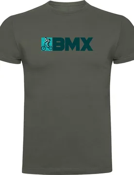 Maglietta A Maniche Corte Hoodie Dark Army Green - Kruskis - FashionsVida