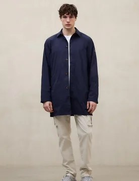 Chaqueta de hombre con cuello camisero y botones - Ecoalf - FashionsVida