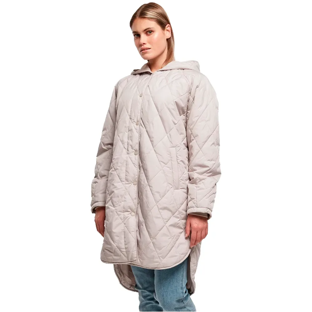 Cappotto Oversized Diamond Quilted Warm Grey M - Urban classics - FashionsVida