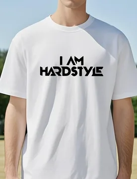 I Am Hardstyle Hardcore Dance Music T-Shirt Men DJ Techno Club Party EDM Cotton Short Sleeve Camisas Tee - Aliexpress - FashionsVida