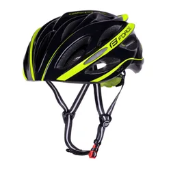 Force Casco bici Bull nero fluo
