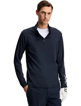 Layer Tour Tech 1/4 Zip, navy xxl - J.lindeberg - FashionsVida