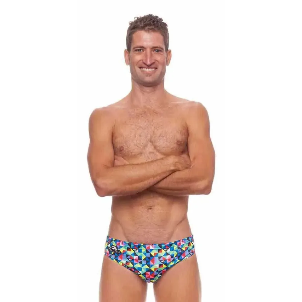 Origam Swimming Brief Multicolor 4XL Men - TURBO - FashionsVida